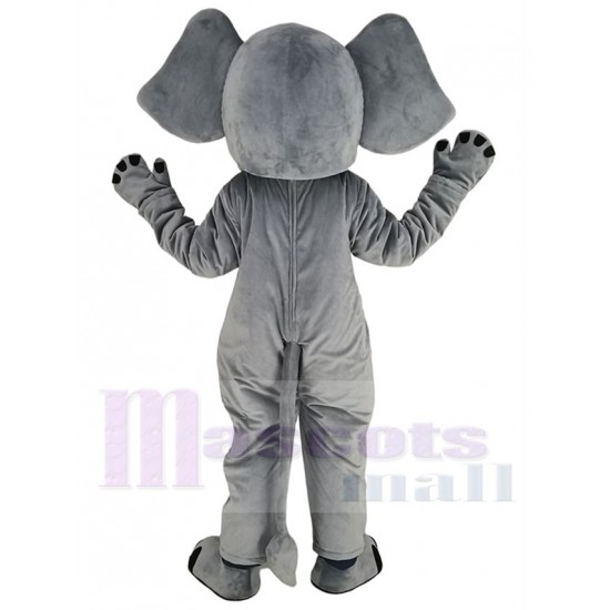 Mächtiger grauer Elefant Maskottchen Kostüm Tier