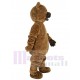 Drôle brun Ours Costume de mascotte Animal