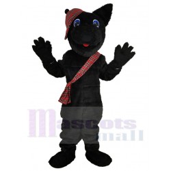 Niedlicher schwarzer Scottie-Hund Maskottchenkostüm