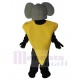 Tranche de fromage avec Capuche de la souris Costume de mascotte Animal