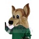 Arizona Coyote Hurleur Costume de mascotte Animal en maillot vert