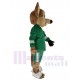 Arizona Coyote Hurleur Costume de mascotte Animal en maillot vert