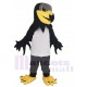Faucon nocturne noir Costume de mascotte Animal en gilet blanc