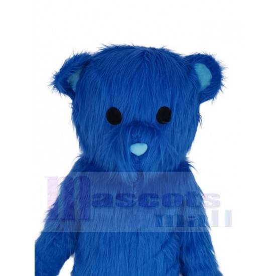 Oso Esponjoso Azul Marino Disfraz de mascota Animal
