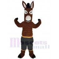 Mule Jack marron Costume de mascotte Animal