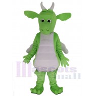 Adorable Green Dragon Mascot Costume Animal