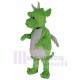 Entzückender grüner Drache Maskottchen Kostüm Tier