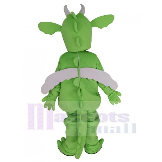 Adorable Green Dragon Mascot Costume Animal