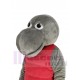 Tortue grise et rouge Costume de mascotte Animal