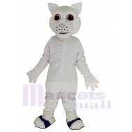 Écureuil blanc robuste Costume de mascotte Animal
