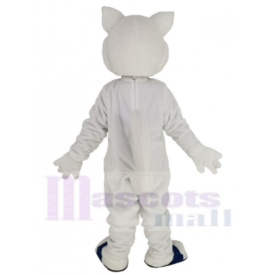 Écureuil blanc robuste Costume de mascotte Animal