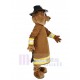 Castor Burny Costume de mascotte avec chapeau animal