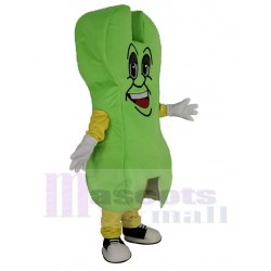 Herramienta verde Llave Disfraz de mascota Dibujos animados