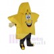 Bande dessinée jaune Star Costume de mascotte
