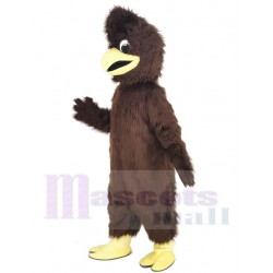 Brun à crête faucon Costume de mascotte Animal