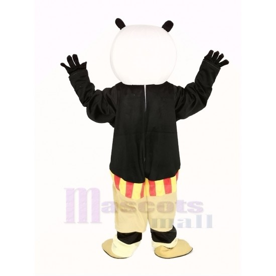 Schwarz und weiß Kung Fu Panda Maskottchen Kostüm Tier
