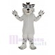 Léopard blanc Costume de mascotte aux yeux bleus Animal