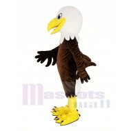 White Head Eagle Mascot Costume with Blue Eyes