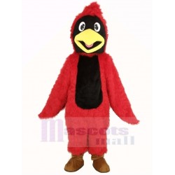 Cheveux Longs Rouge Cardinal Costume de mascotte Animal