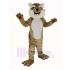 Brown and White Bobcats Mascot Costume Animal
