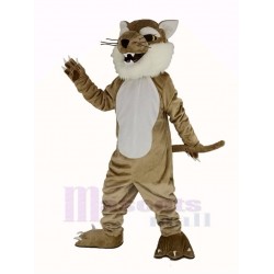 Bobcats bruns et blancs Costume de mascotte Animal