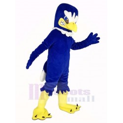 Feroz pájaro águila azul Traje de la mascota Animal