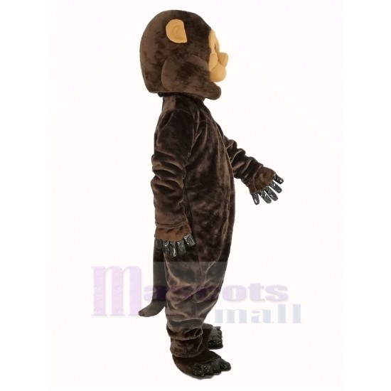 Brown Long Tail Monkey Mascot Costume Animal