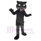 Schwarzer Panther Maskottchen Kostüm Tier mit langem Bart