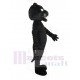 Pantera negra Traje de la mascota Animal con barba larga