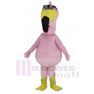 Flamant rose Oiseau Costume de mascotte Animal