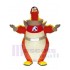 Orange Astronaut Penguin Mascot Costume Animal