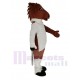 Brown and White Horse Mascot Costume