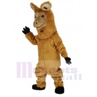 Brown Alpaca Sheep Mascot Costume Animal