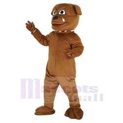Bouledogue brun mignon Costume de mascotte Animal