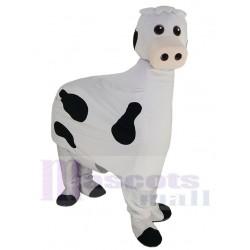 Two Persons Dairy Cow Mascot Costume Animal