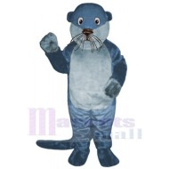 Blauer Ollie-Otter Maskottchen Kostüm Tier