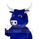 Strong Blue Bull Mascot Costume Animal
