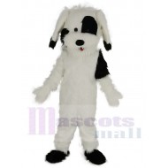 Funny Black and White Dog Mascot Costume Animal