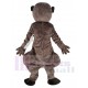 Souriant Suricate brun Costume de mascotte Animal