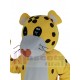 Cheetah Leopard Mascot Costume with Red Love Nose Animal