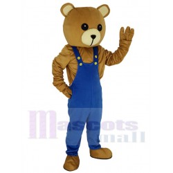 Friendly Brown Teddy Bear Mascot Costume Animal