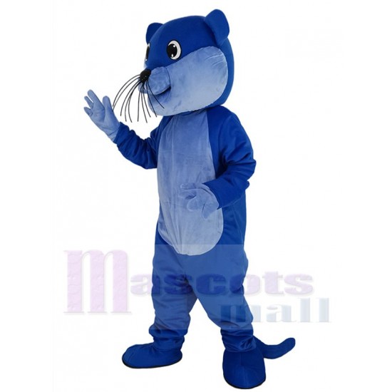 Bleu royal Ollie Loutre Costume de mascotte Animal