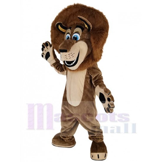 Mignonne Alex le Lion Costume de mascotte Animal