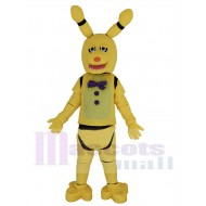 Frühling Bonnie Gelbes Kaninchen Maskottchen Kostüm Tier FNAF Five Nights At Freddy's