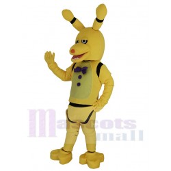 Bonnie de printemps Lapin jaune Costume de mascotte Animal FNAF Cinq nuits chez Freddy