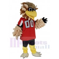 Falcons d'Atlanta Freddie Falcon Costume de mascotte en maillot rouge Animal