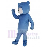 Funny Light Blue Teddy Bear Mascot Costume Animal