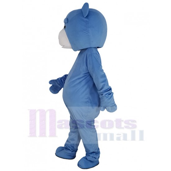 Komisch Hellblau Teddybär Maskottchen Kostüm Tier