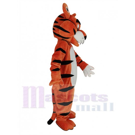 Fügsamer Tiger Maskottchen Kostüm Tier