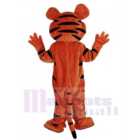 Fügsamer Tiger Maskottchen Kostüm Tier